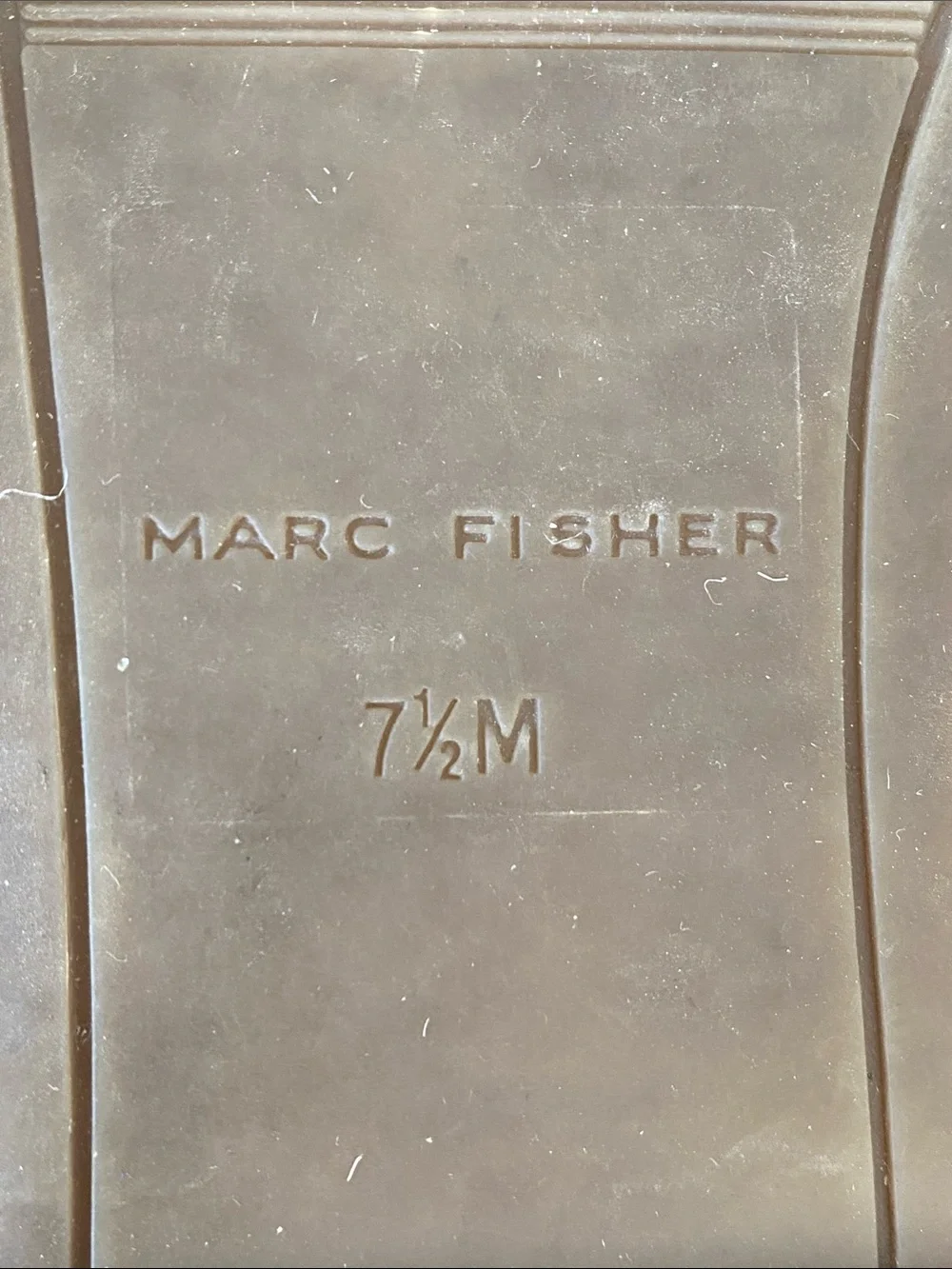 Marc Fisher Taupe Woven Suede Espadrille Wedge Sandals Ankle Strap Sz 7.5 Beach